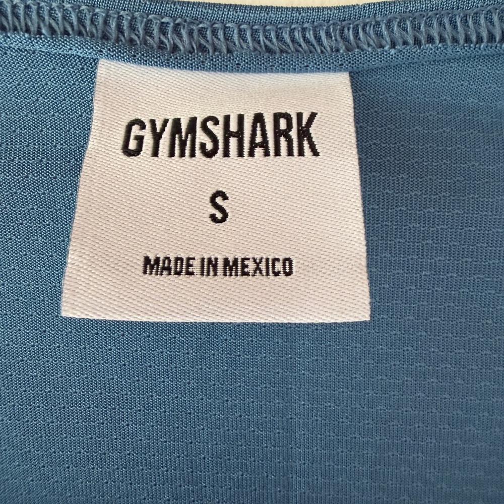 Gymshark Men’s Blue Athletic Workout Tank Top Small NWT - Picture 3 of 4